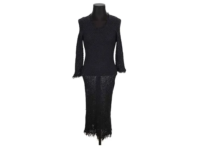 Isabel Marant Vestido con encaje Negro 