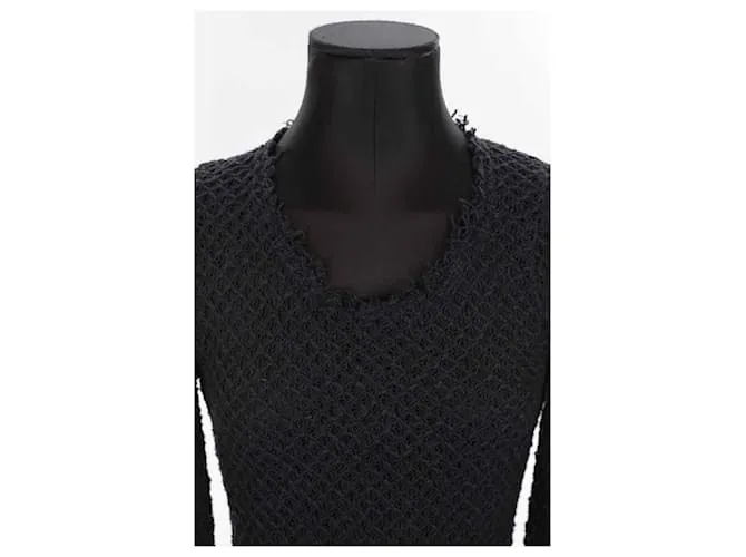 Isabel Marant Vestido con encaje Negro 