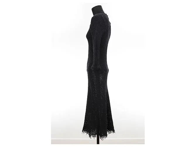 Isabel Marant Vestido con encaje Negro 