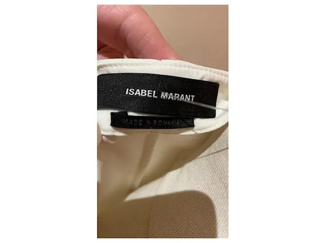 Isabel Marant Vestidos Crema 