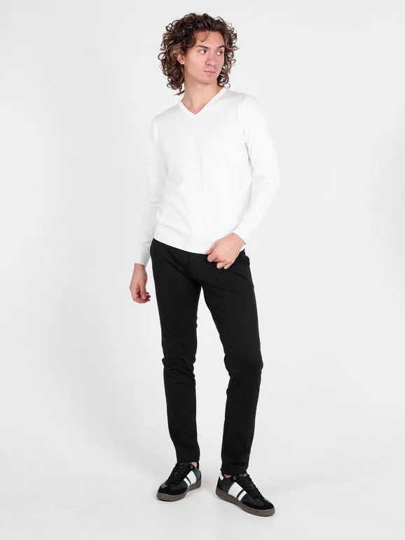 J.E. Mc Collum Pantalones casuales de pierna recta para hombre.
