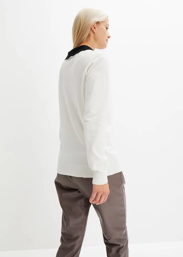 JERSEY BLANCO LANANEGRO