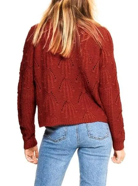 jersey only nancy granate para mujer