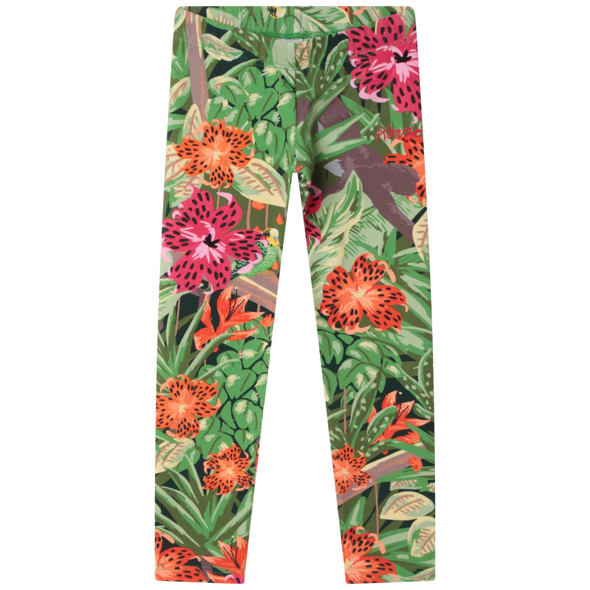 KENZO KIDS Leggings de algodón estampados