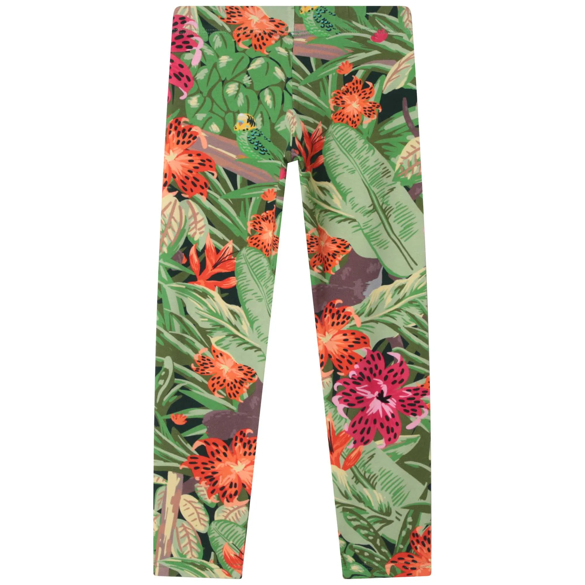KENZO KIDS Leggings de algodón estampados