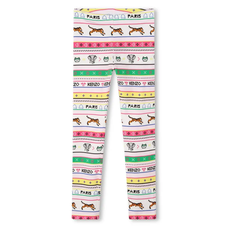 KENZO KIDS Leggings estampado multicolor