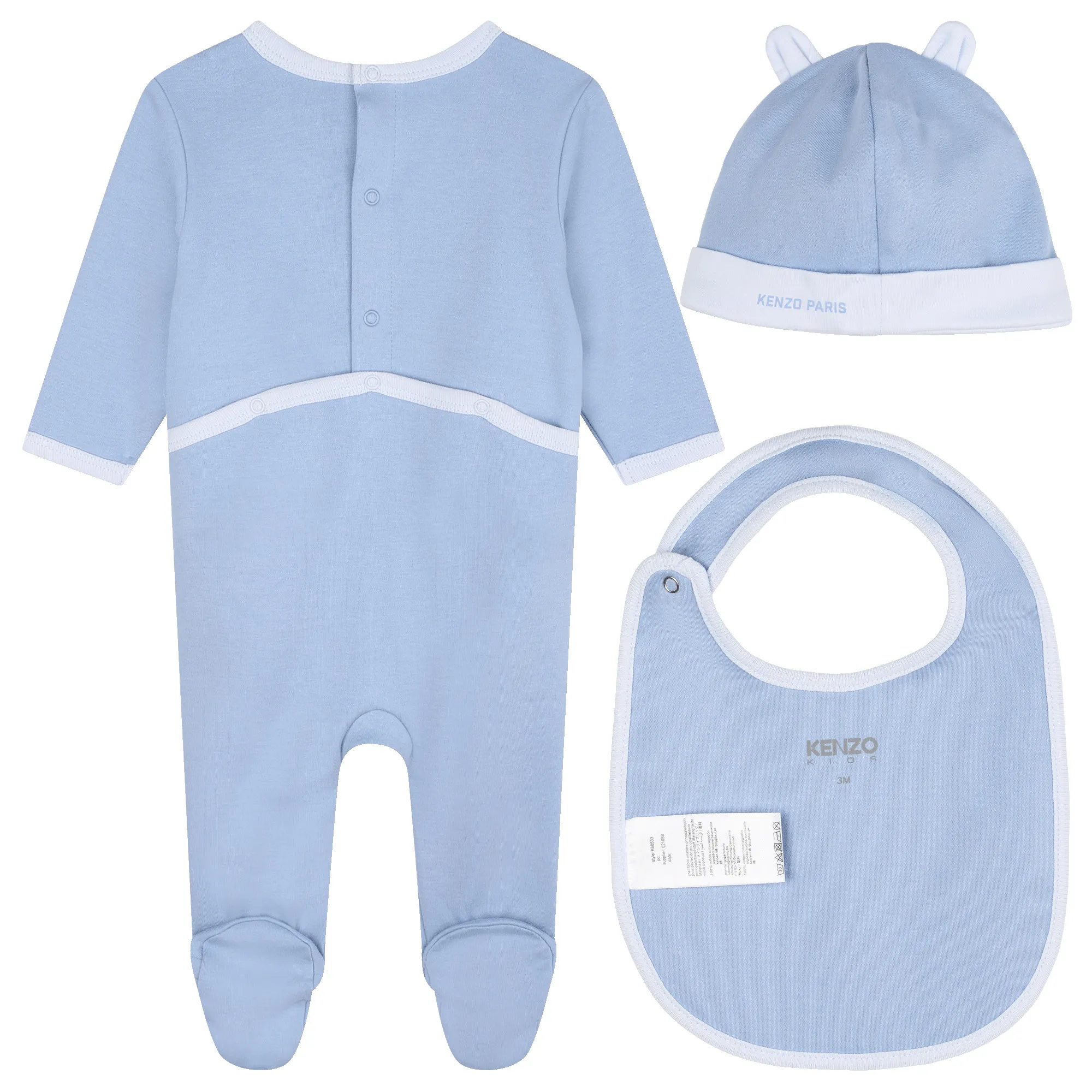 KENZO KIDS Pijama, babero y gorro