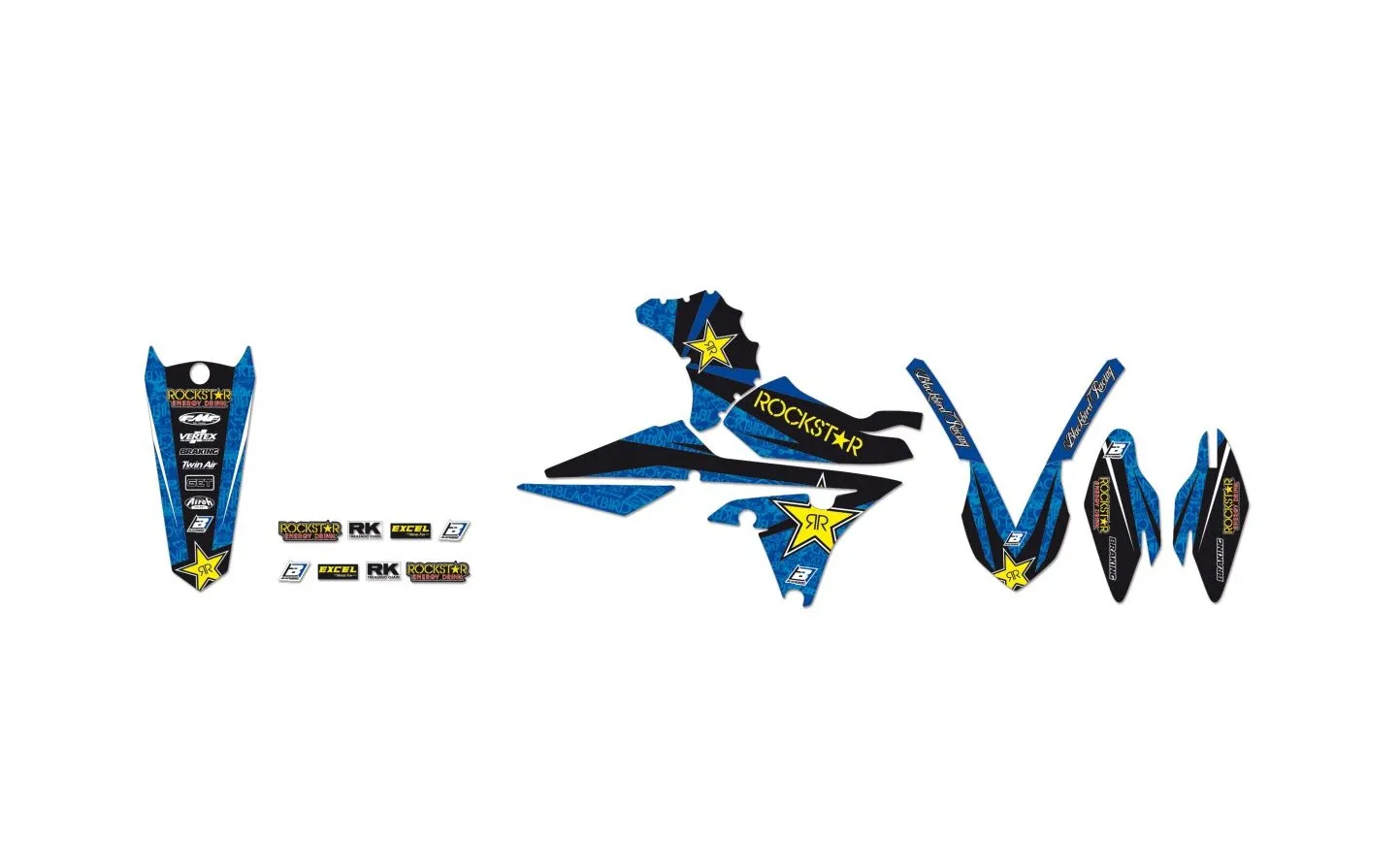 Kits de gráficos Rockstar Blackbird Racing /43025056/
