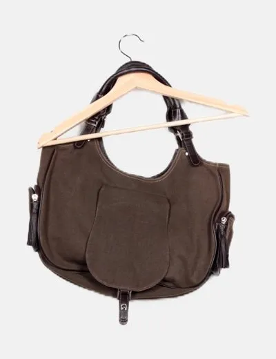 Le Tanneur Bolso verde combinado