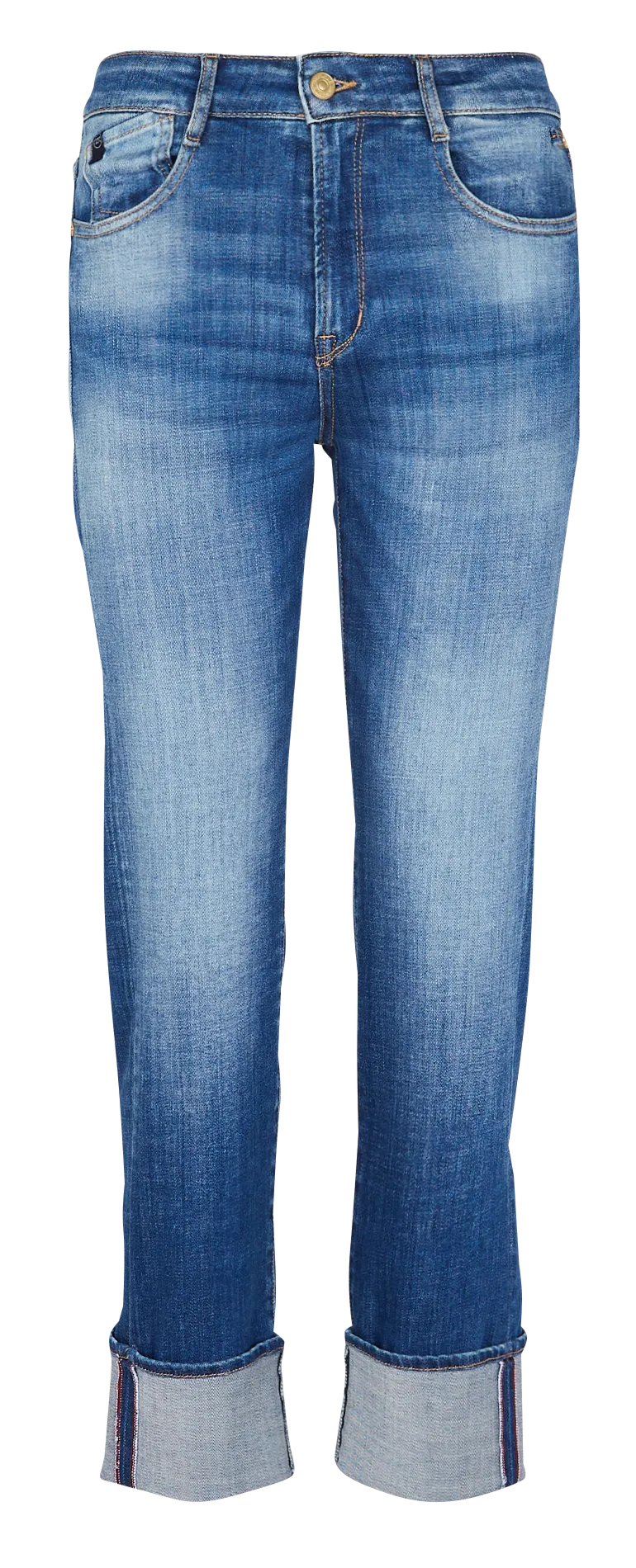 LE TEMPS DES CERISES 400/17  VAQUERO DE TALLE ALTO EN AZUL