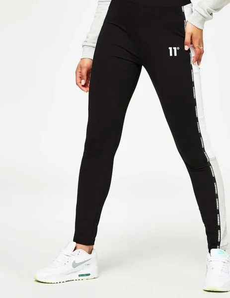 LEGGINGS 11 DEGREES TAPED CUT AND SEW  BLACK / GREY MARL