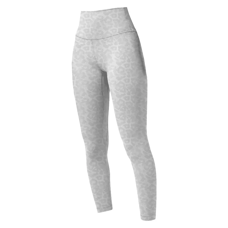 Leopardo Alinine Leggings Pantra de yoga para mujer Pantalones de chaques de cintura alta Cheetah Sports Fitness noveno pantalon