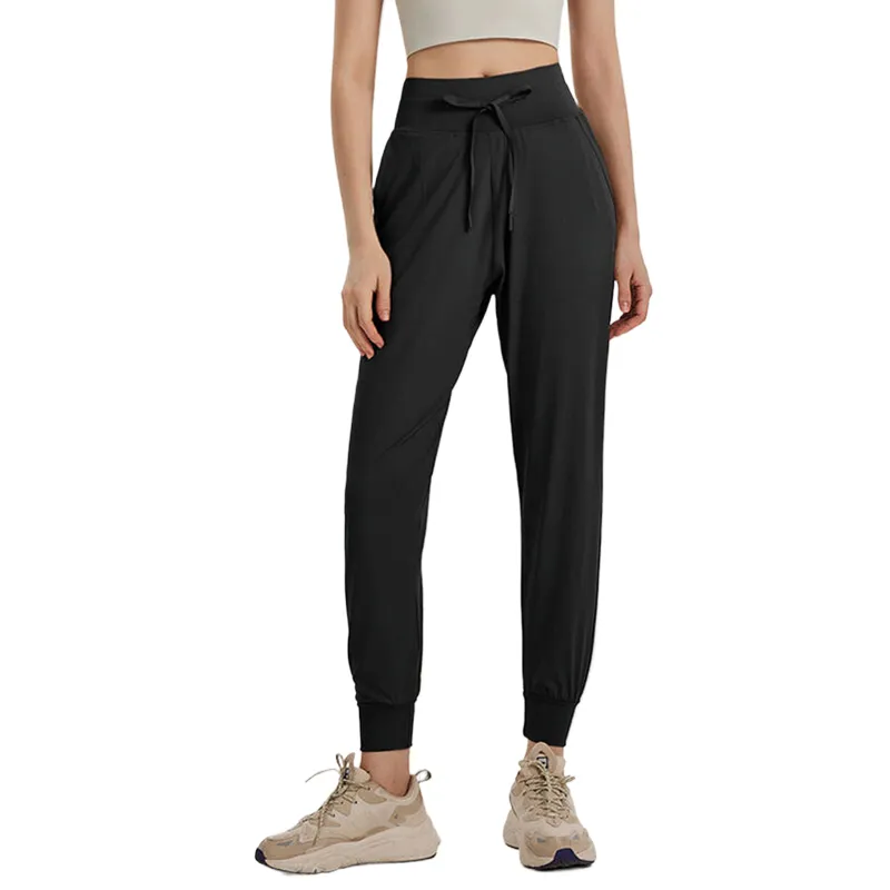 Ll Women Yoga Noveno pantalones Push Fitness Leggings Soft Wip Lift Hip Lift elástica Corriente de jogging Pantalones