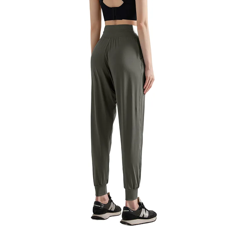 Ll Women Yoga Noveno pantalones Push Fitness Leggings Soft Wip Lift Hip Lift elástica Corriente de jogging Pantalones