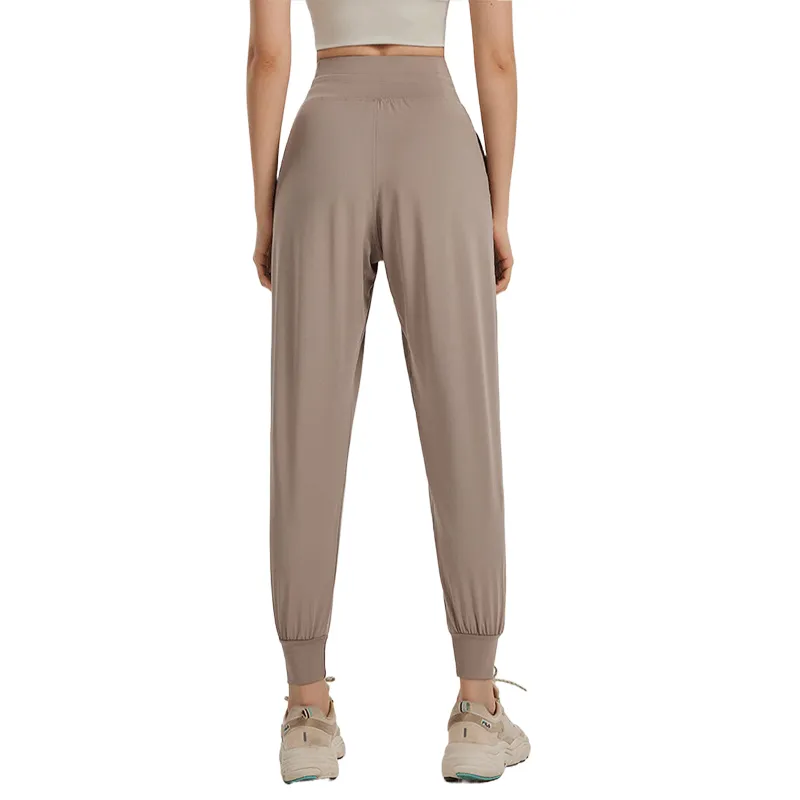 Ll Women Yoga Noveno pantalones Push Fitness Leggings Soft Wip Lift Hip Lift elástica Corriente de jogging Pantalones
