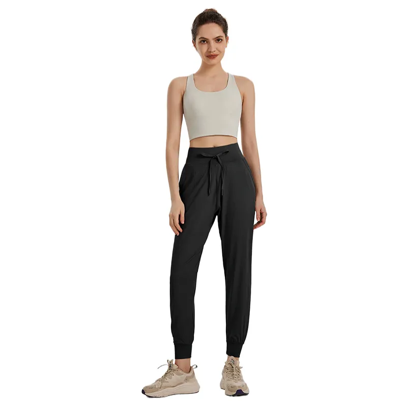 Ll Women Yoga Noveno pantalones Push Fitness Leggings Soft Wip Lift Hip Lift elástica Corriente de jogging Pantalones