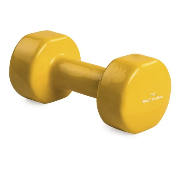 Mancuerna Vinilica Atletic 5 KG Amarilla 