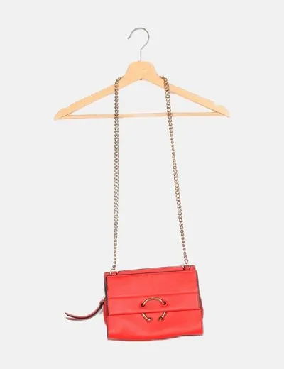 Mango Bolso tote mini rojo