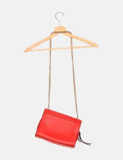 Mango Bolso tote mini rojo
