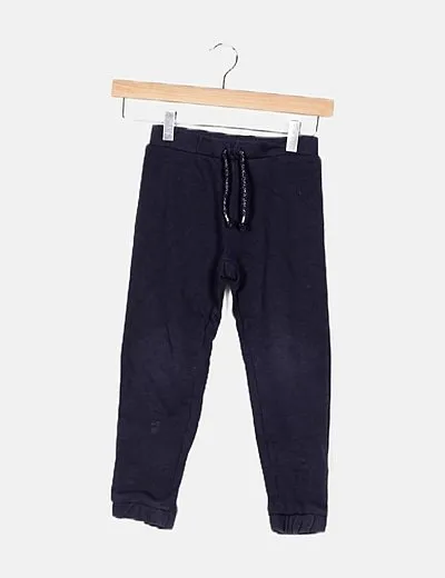 Mango Pantalón azul deportivo