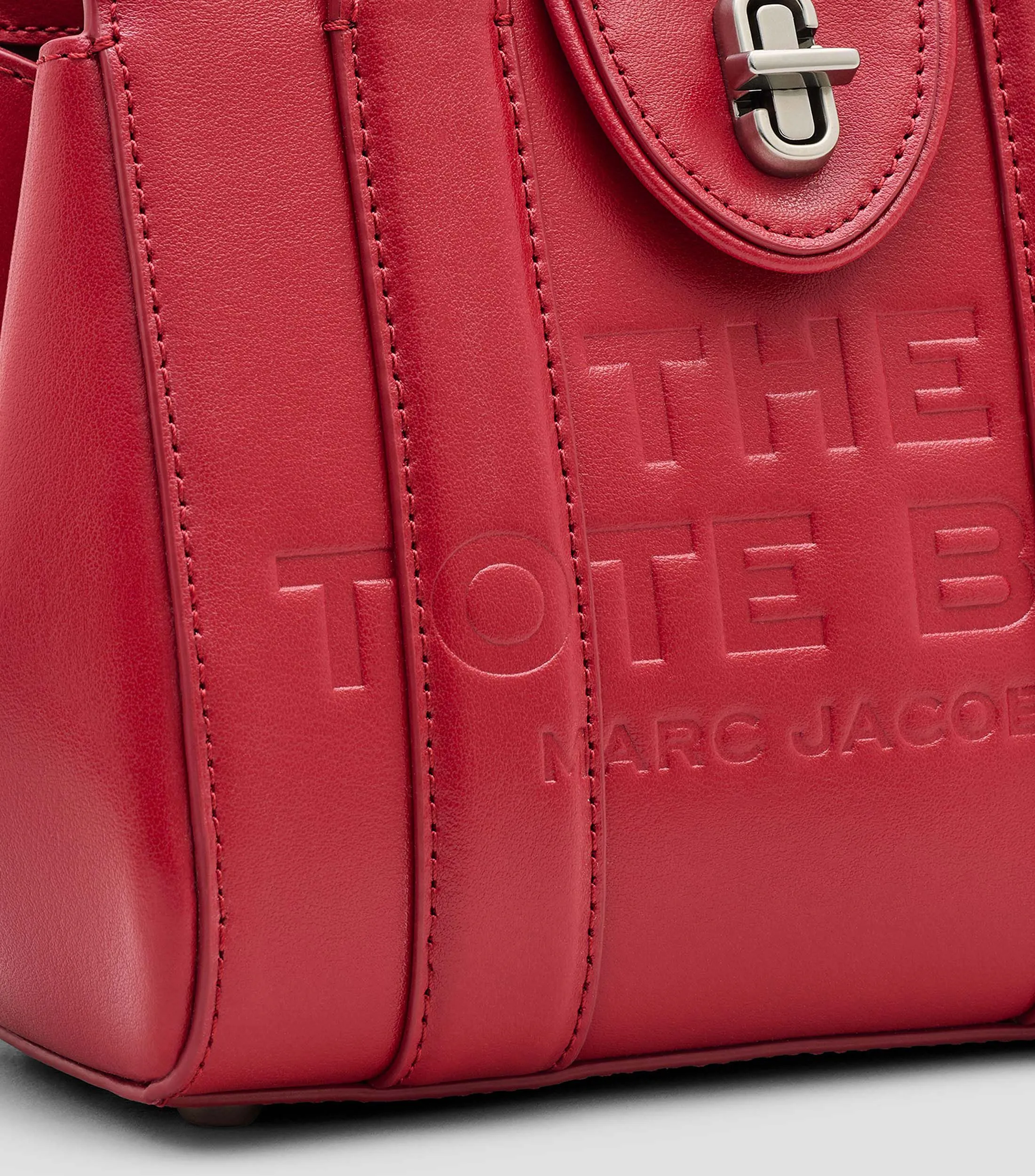 Marc Jacobs Bolso crossbody en piel roja The Turnlock Mujer