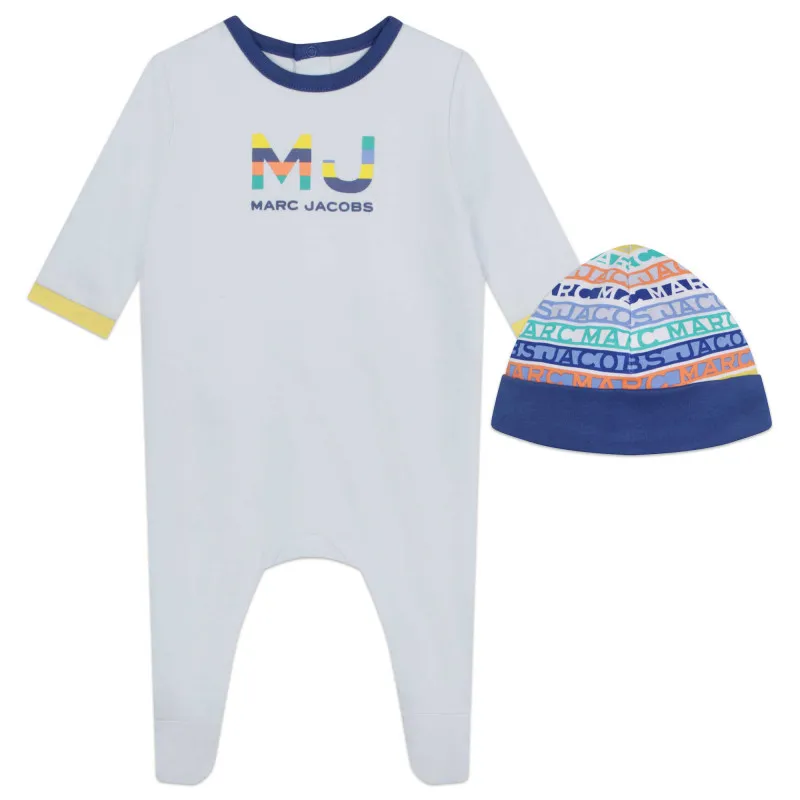MARC JACOBS Pijama y gorro de algodón