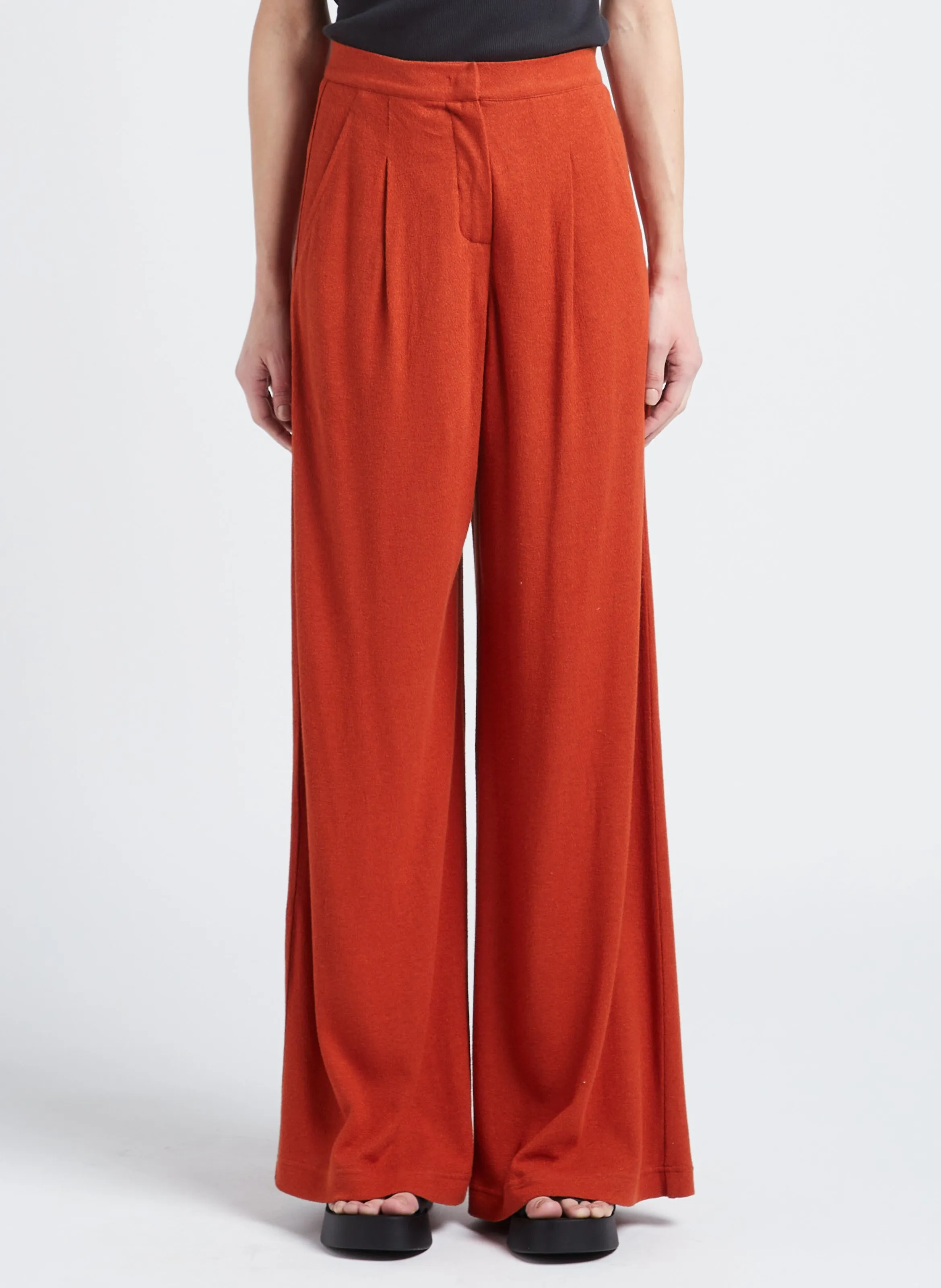 MAX MARA LEISURE BRINA  PANTALóN ANCHO DE MEZCLA DE LINO DE TALLE ALTO EN DORADO