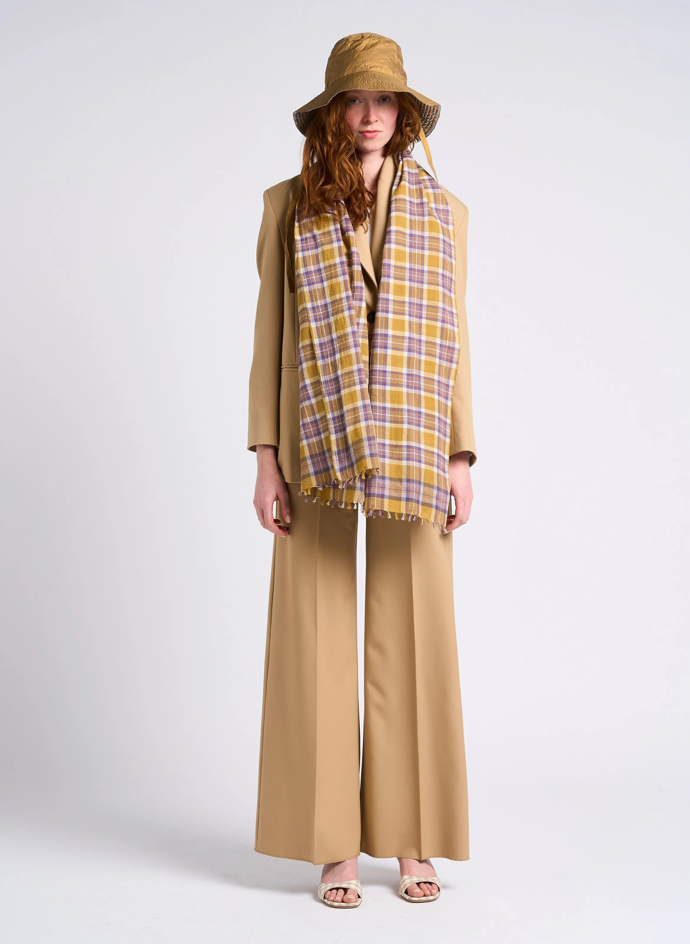MAX&CO. FRANZ  CHAQUETA SASTRE RECTA EN BEIGE