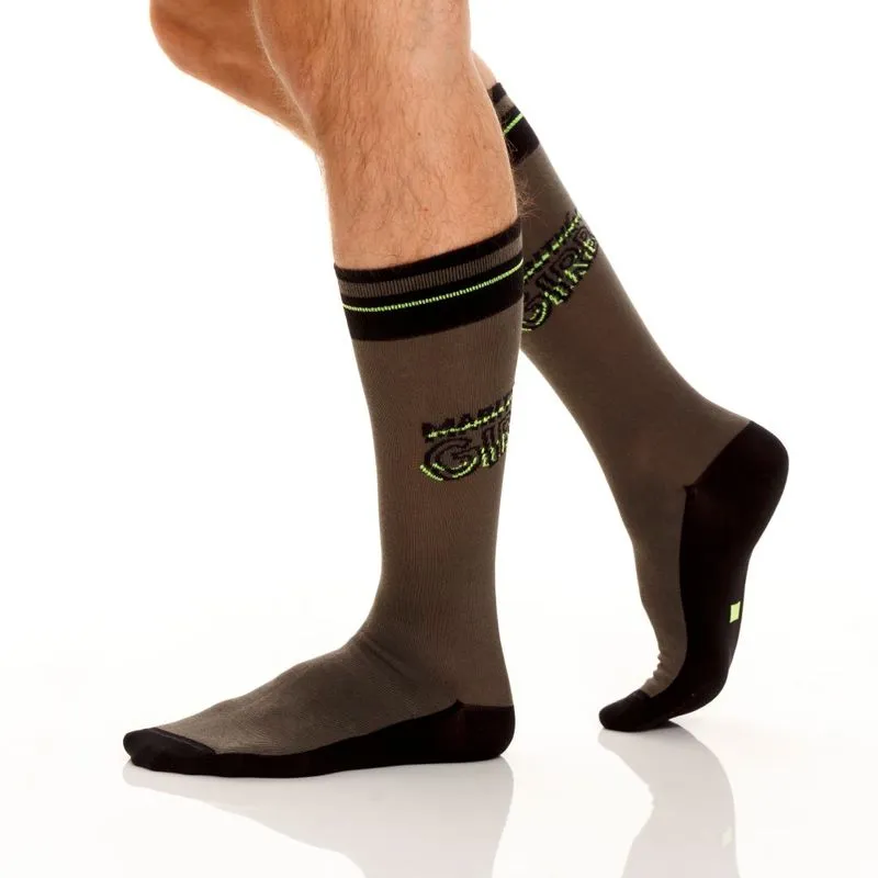 Medias Largas Para Hombre Individual Girbaud