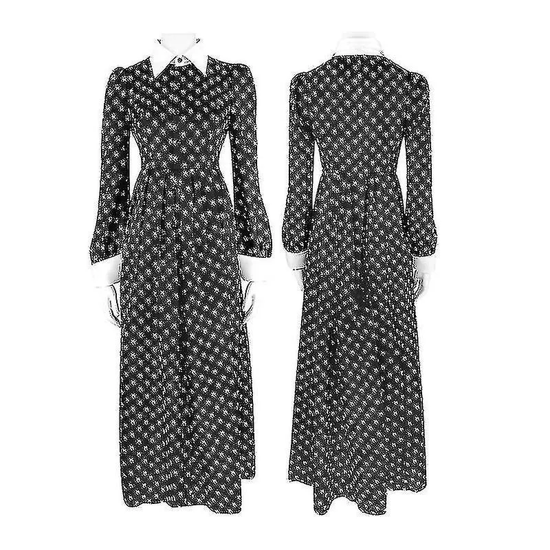 Miman Addams Family Adult's Wednesday Addams Cosplay Costume