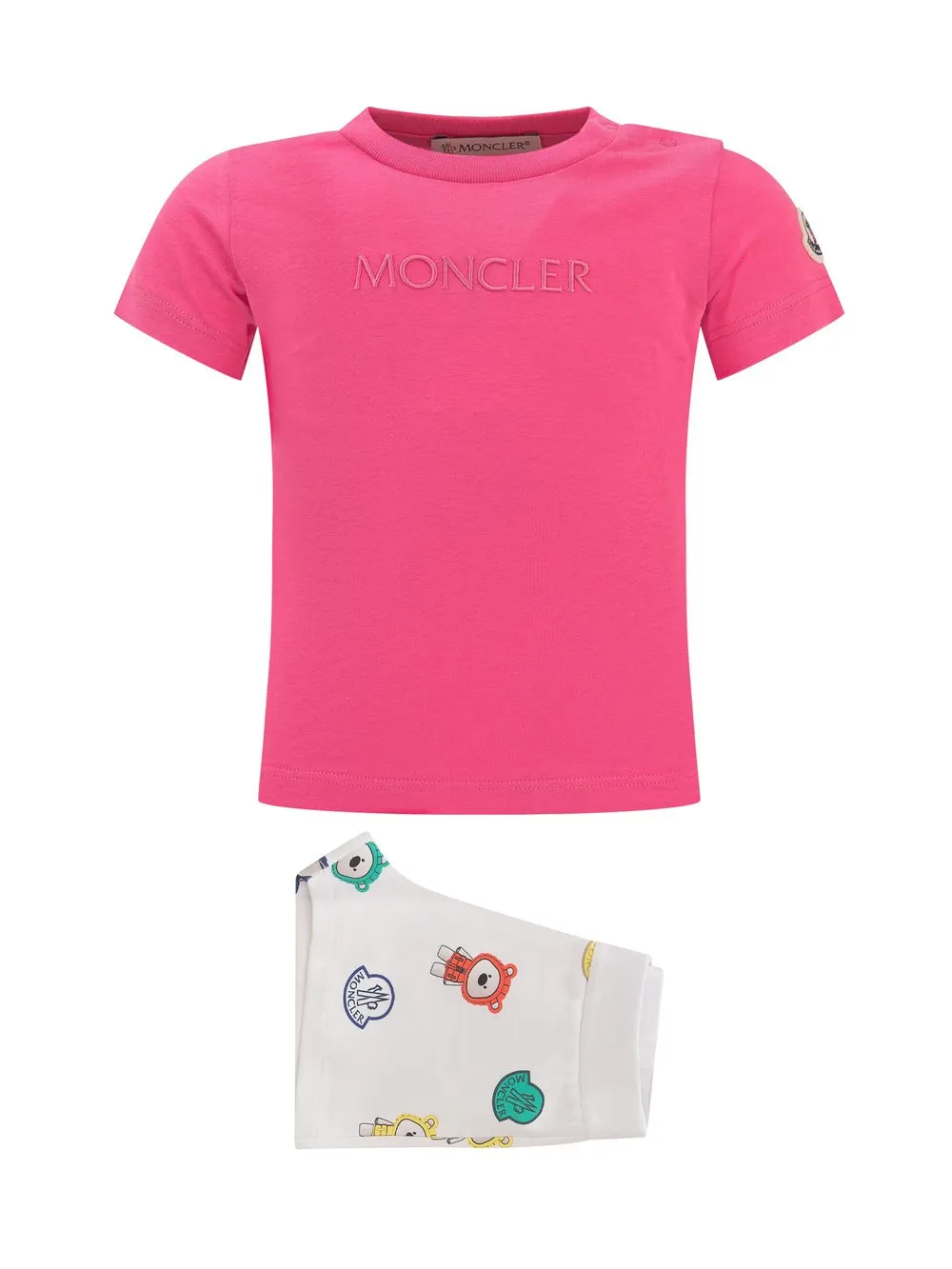 MONCLER KIDS SET WITH TSHIRT AND SHORTS