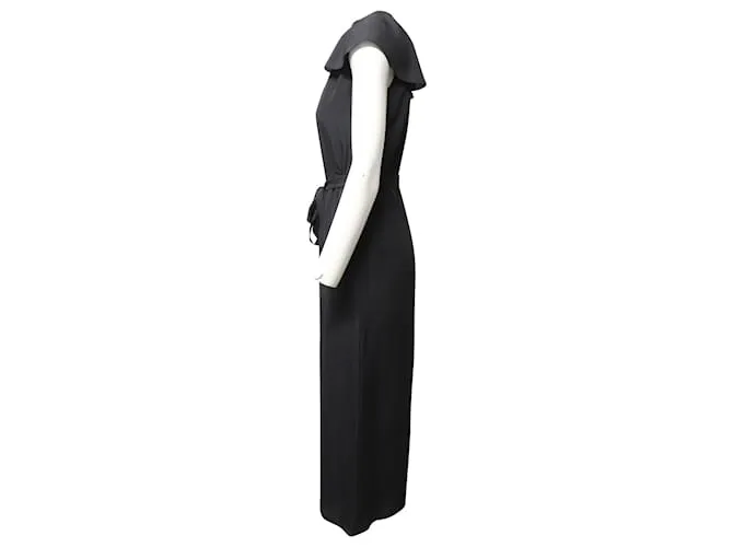 Mono con canesú de encaje bordado Kate Spade en poliéster negro 