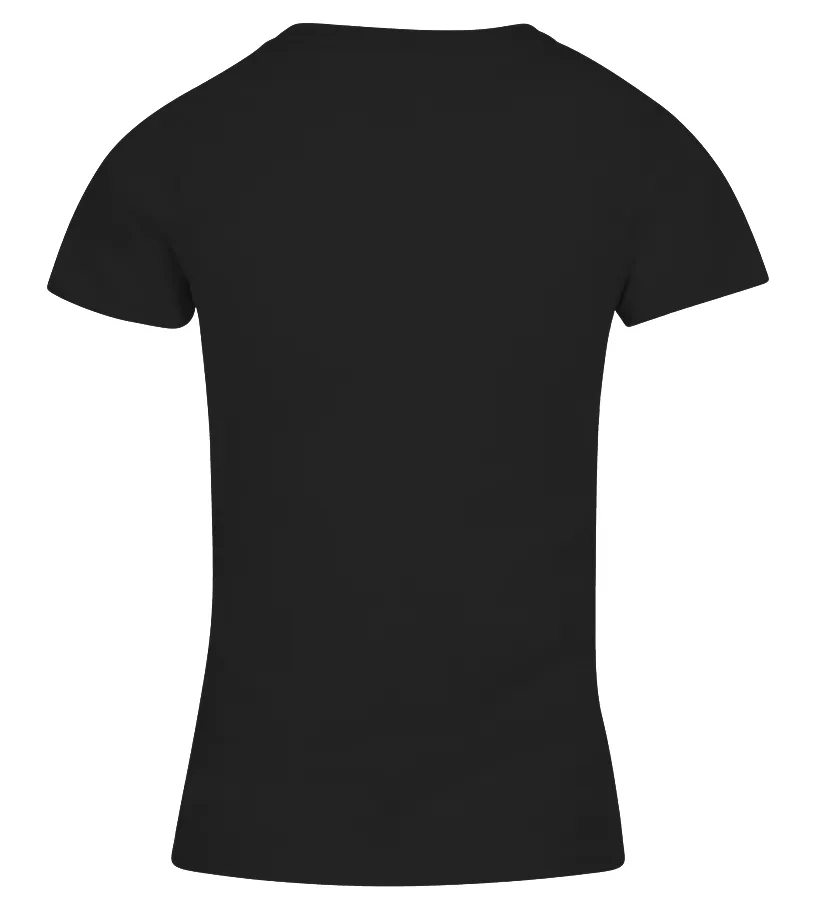 Mujer de Noviembre con tres lados, el lado tranquilo, el lado divertido y loco … Camiseta cuello pico Mujer