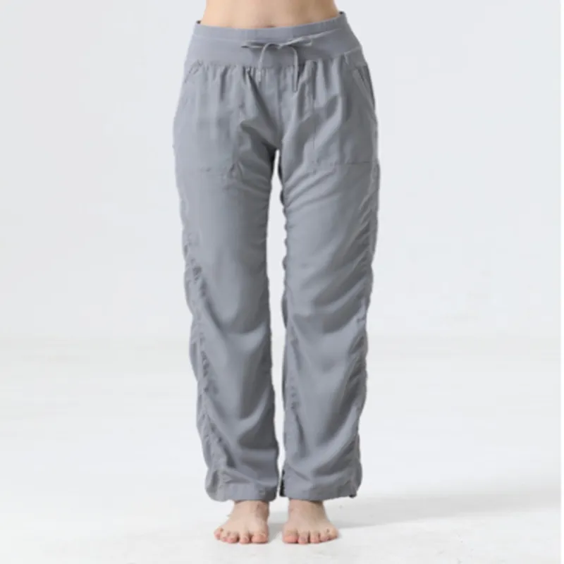 Mujeres Yoga Gimnasio sueltos pantalones largos Pantalones de pierna ancha Entrenamiento Correr Mujeres Ejercicio Pantalones Cap