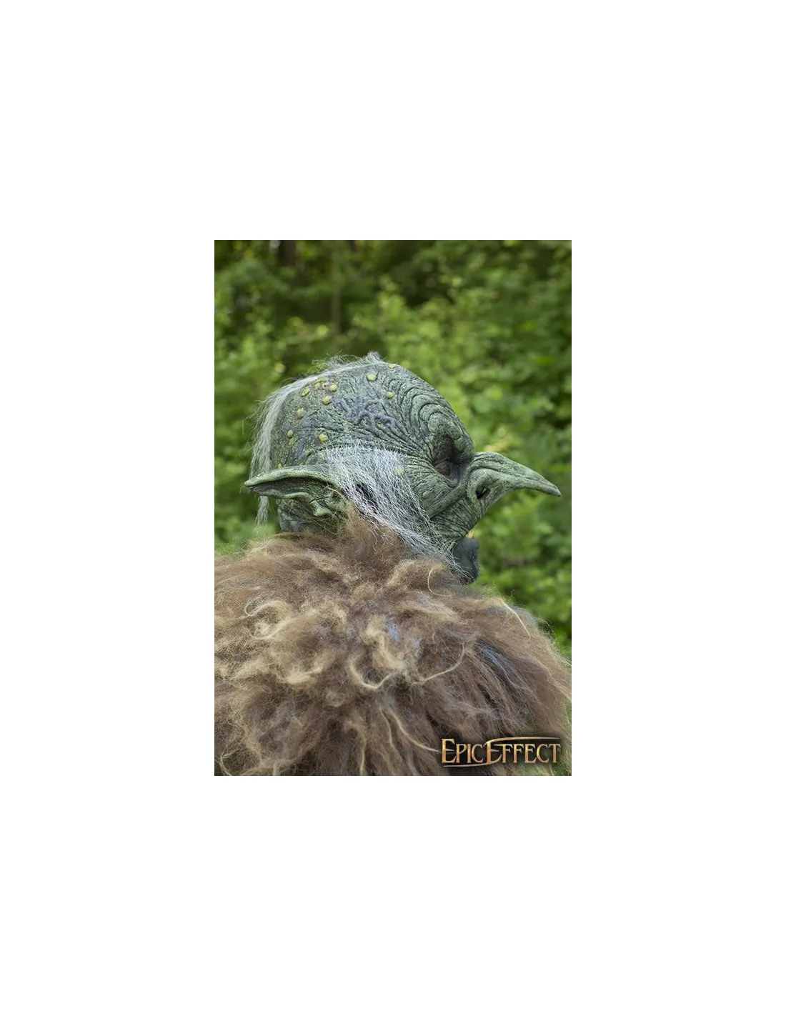 Máscara Goblin Overlord con pelo