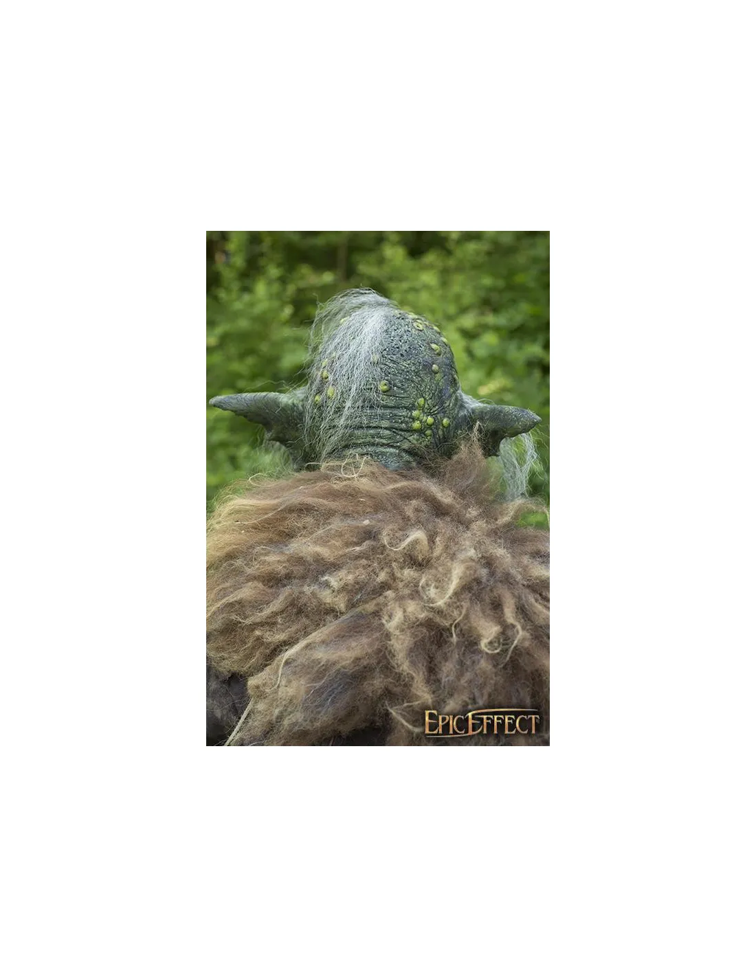 Máscara Goblin Overlord con pelo