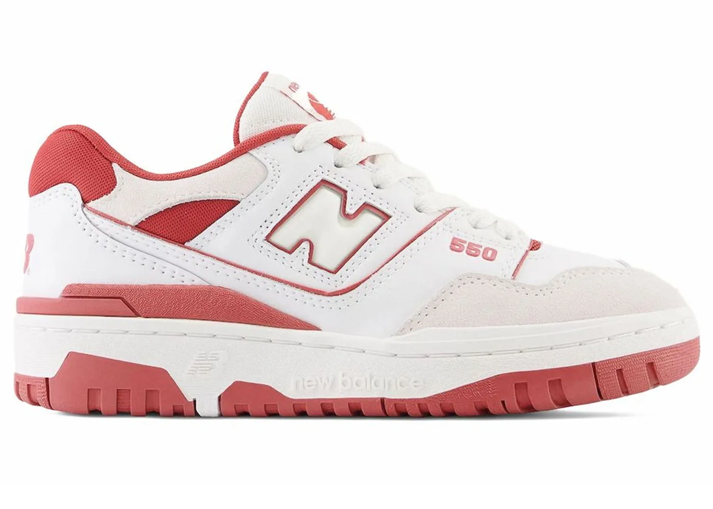 New Balance 550 White Brick Red