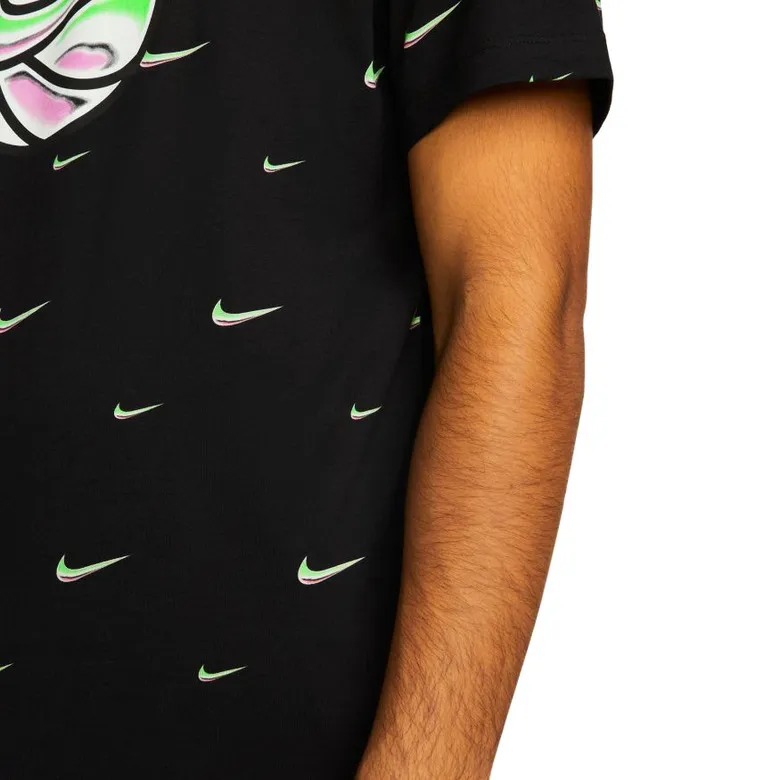 NIKE SWOOSH BALL MEN'S BASKETBALL TSHIRT "BLACK"