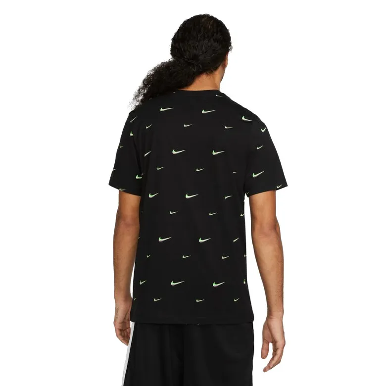 NIKE SWOOSH BALL MEN'S BASKETBALL TSHIRT "BLACK"