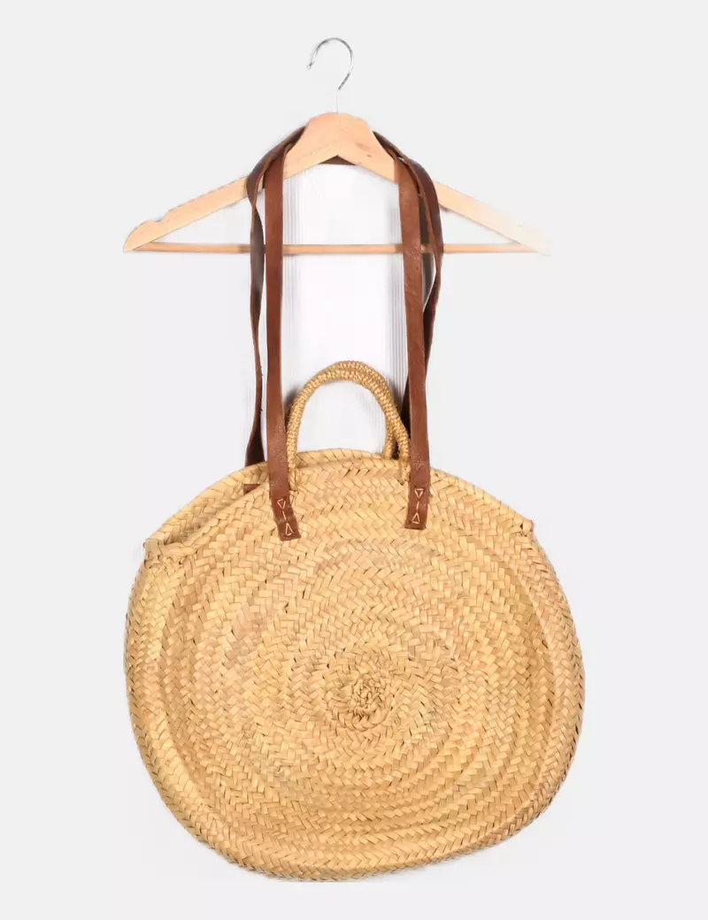 NoName Bolso capazo beige casual