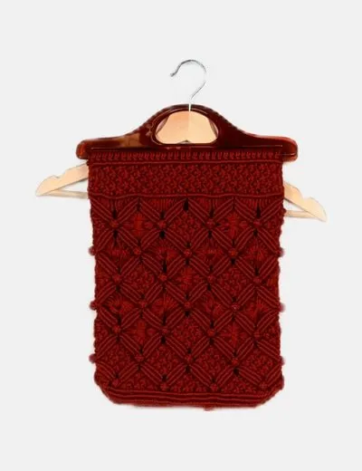 NoName Bolso de punto rojo