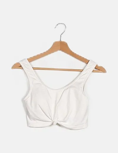 NoName Top deportivo blanco