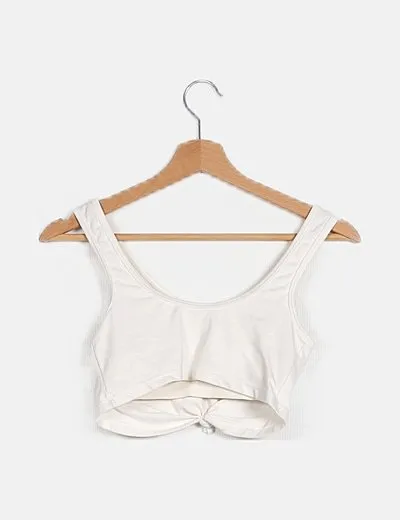 NoName Top deportivo blanco