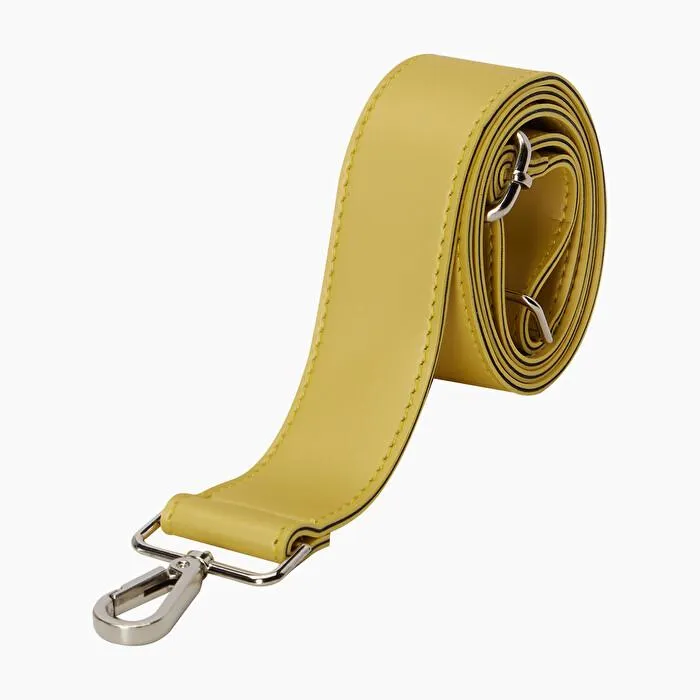 Nueva bandolera ajustable ancha de tejido de goma curry metal
