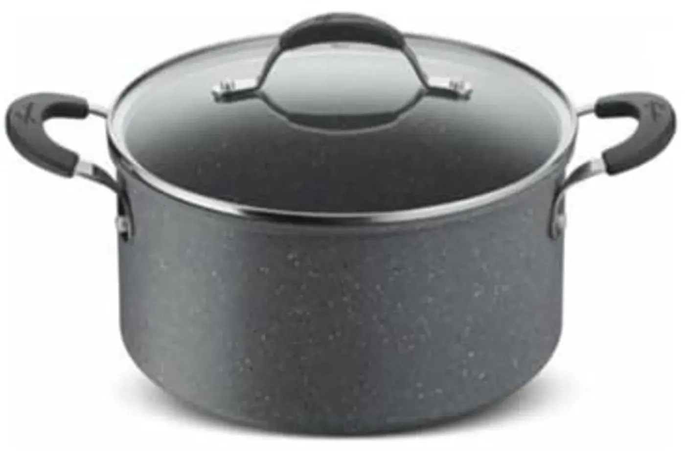 Olla hda de aluminio con tapa de vidrio 20 cm línea Mineralis