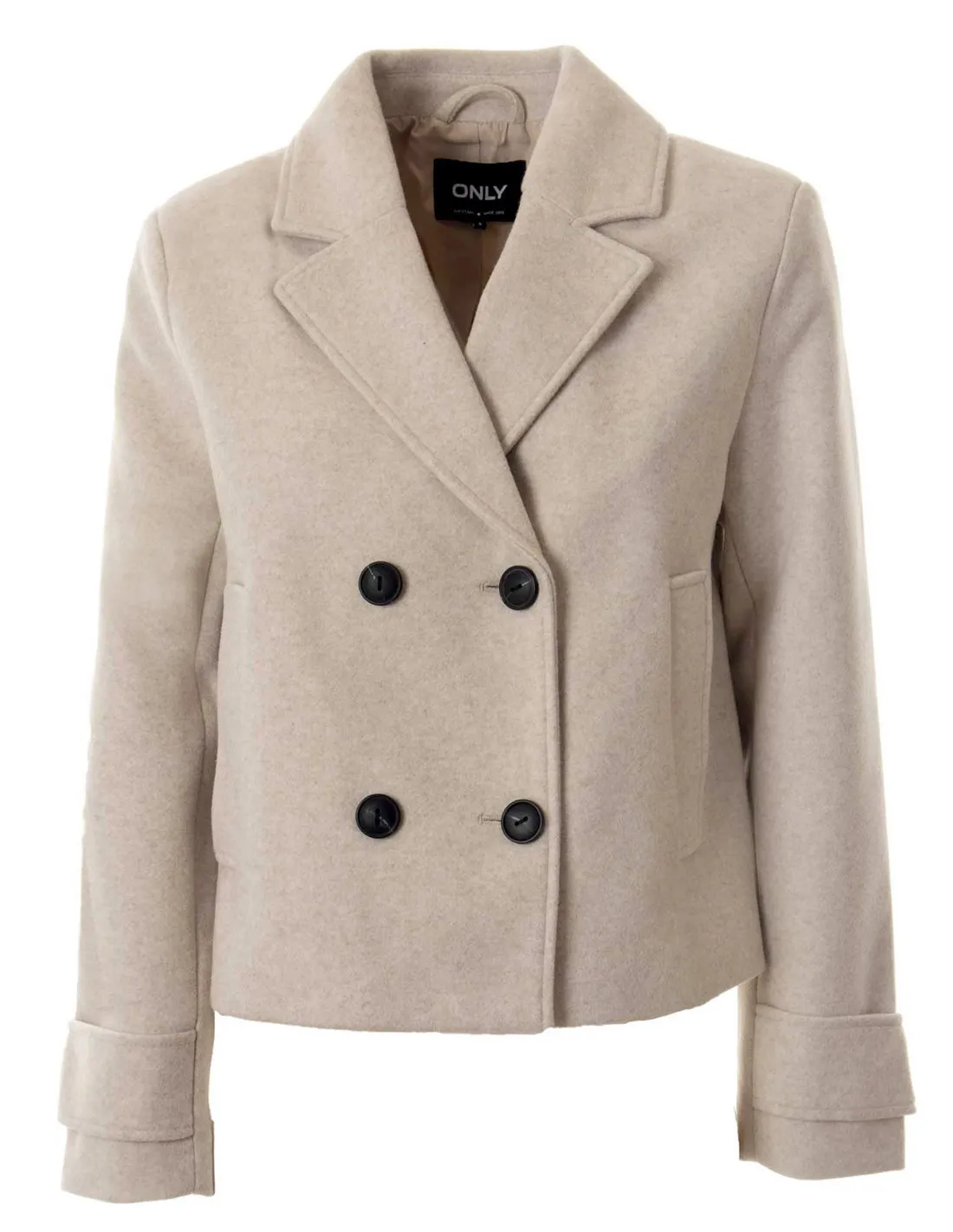ONLY  ABRIGO CORTO BEIGE ONLFREJA LIFE SHORT 15320983 MUJER