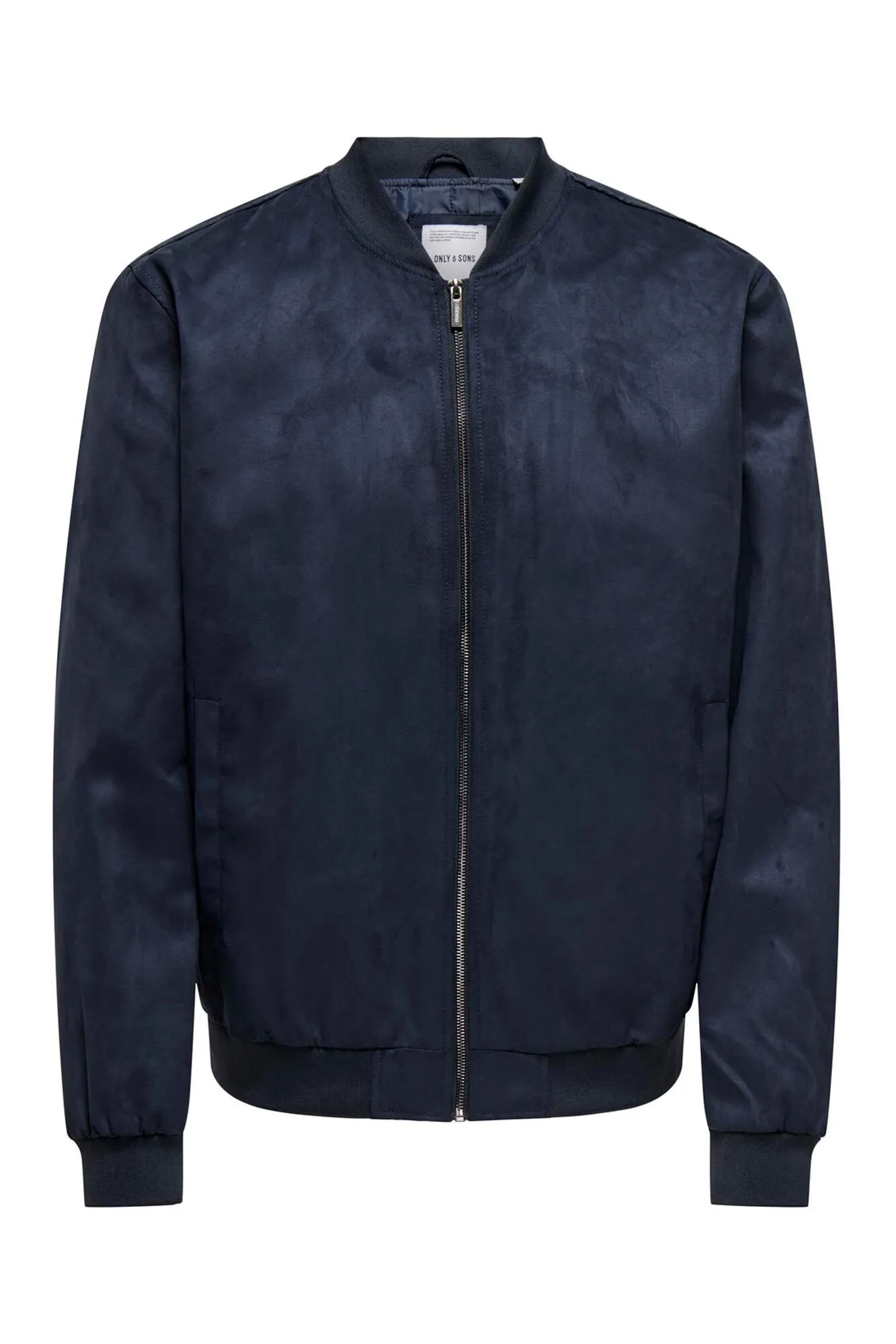 Only & Sons Chaqueta de hombre estilo bomber de antelina