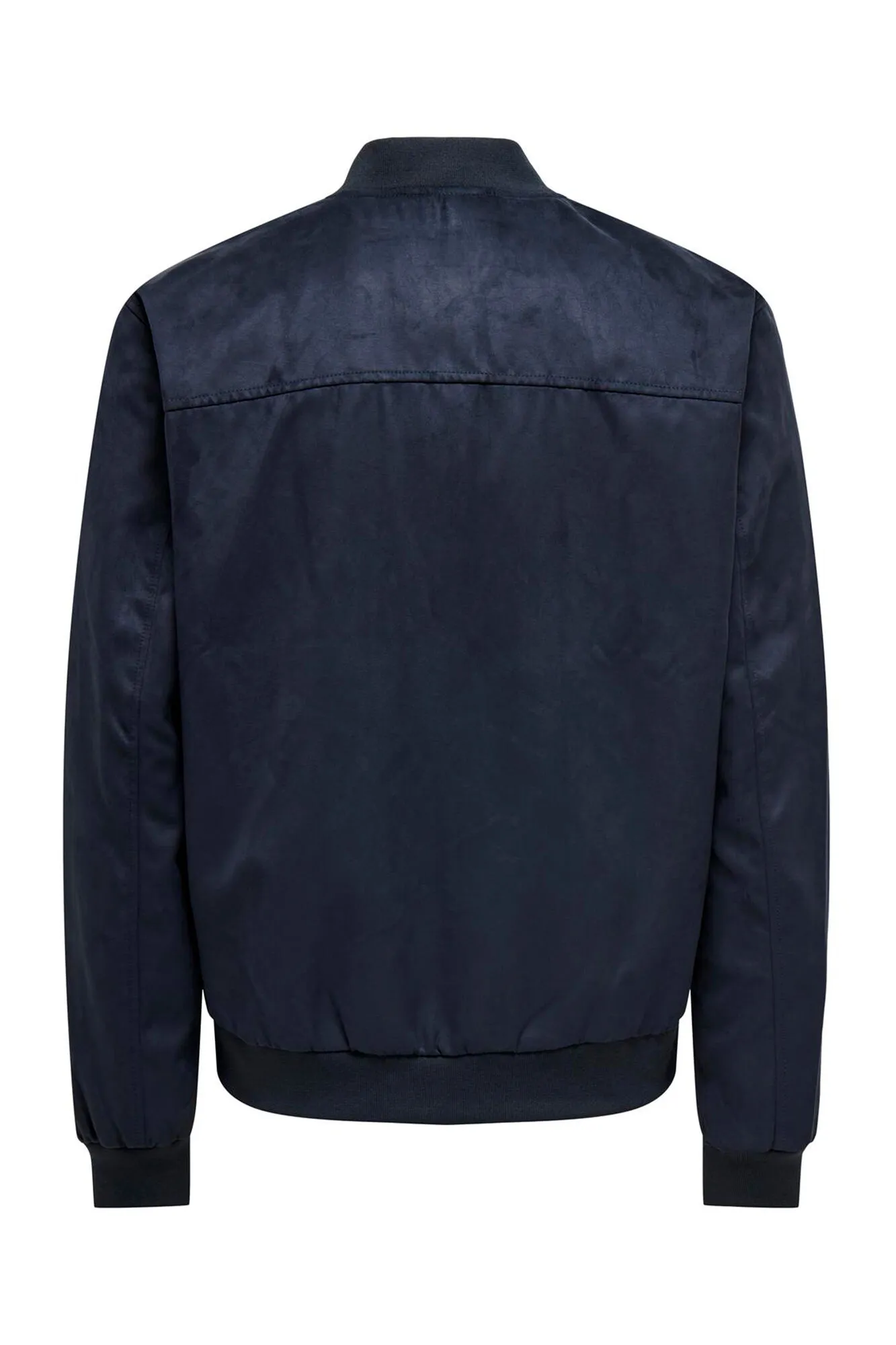 Only & Sons Chaqueta de hombre estilo bomber de antelina
