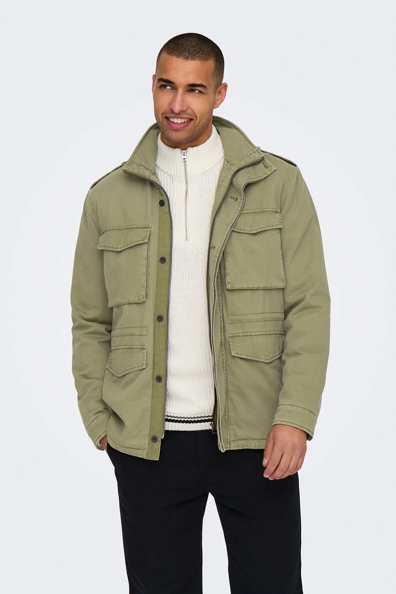 Only & Sons Chaqueta sahariana de hombre