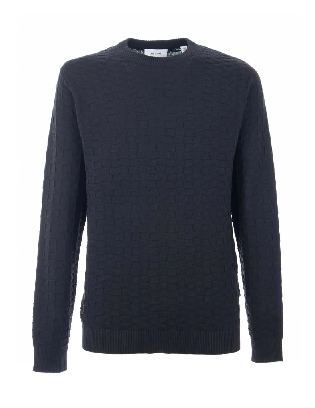 ONLY AND SONS  JERSEY NEGRO ONSKALLE REG 22026559 HOMBRE